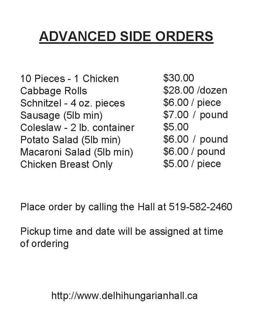 Hungarian Hall Side Orders - Web 2024 Hungarian Hall Side Orders - Web 2024